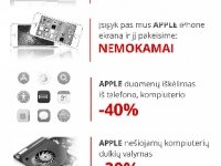 APPLE TOP AKCIJOS REMONTO DARBAMS