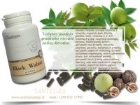 Black Walnut 100 kaps Juodasis riešutas – Santegra USA