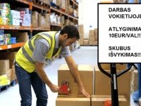 DARBAS VOKIETIJOJE PAKAVIMO FABRIKE