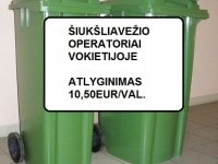 DARBAS VOKIETIJOJE ŠIUKŠLIAVEŽIO OPERATORIAMS