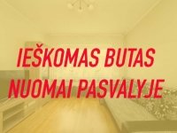 Ieškome buto nuomai Pasvalyje