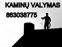 kaminu valymas