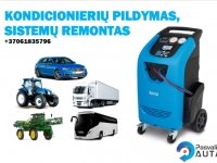 Lengvųjų automobilių,sunkvežimių,traktorių oro kondicionierių pildymas