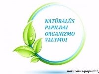 Natūralūs papildai organizmo valymui