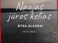 Naujas jūros kelias Ryga - Alandai