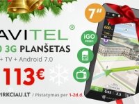 NAVITEL T700 3G + Navigacija IGO / NAVITEL+TELEVIZIJA Android OS, 7" ekrana