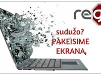 Nešiojamų kompiuterių EKRANAI, JŲ REMONTAS GERIAUSIOMIS KAINOMIS