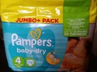 Pampers sauskelnės 4 dydis  (9-13 kg)