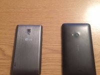 parduodu naudota nokia lumia 625 ir LG