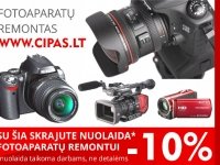 VISŲ fotoaparatų / vaizdo kamerų REMONTAS